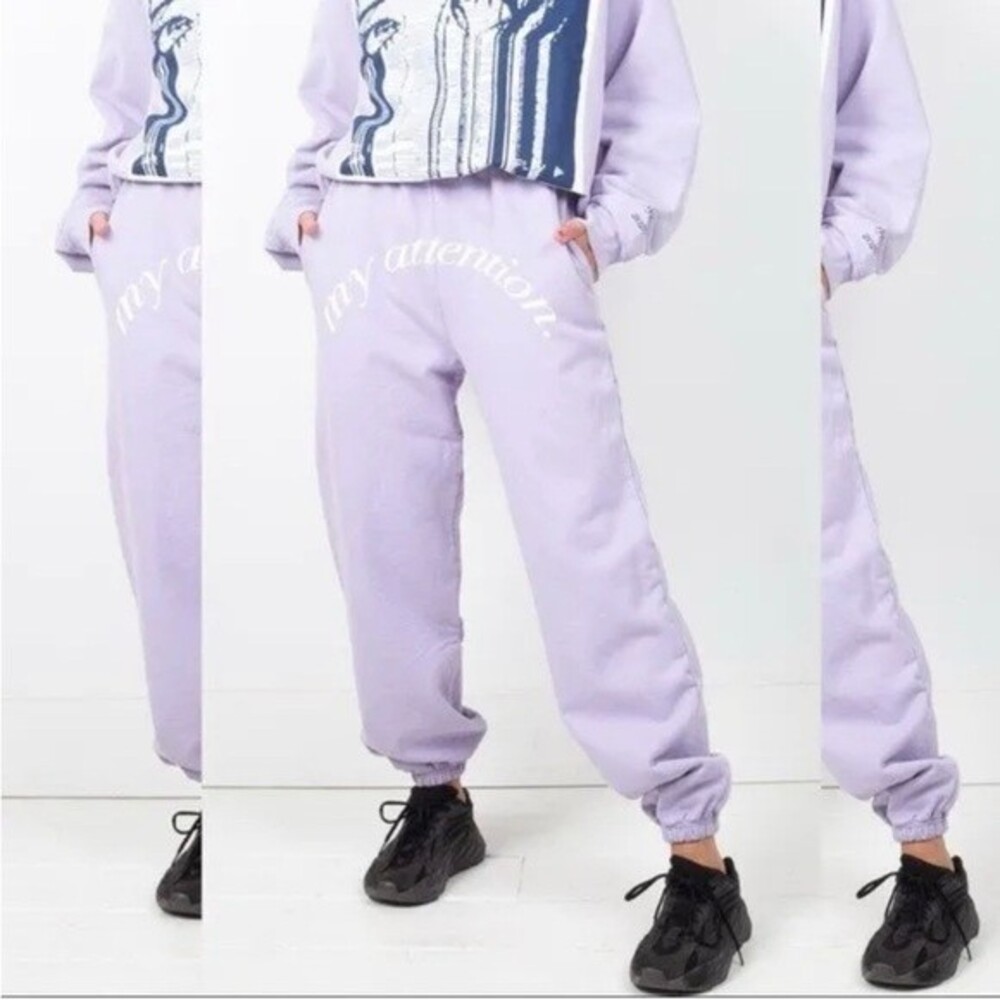 Boys Lie New!  'My Attention' Sweatpant Jogger in Lavender Loungewear Streetwear